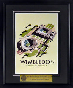 Wimbledon "Home of the Championships" 11x14 Framed Print